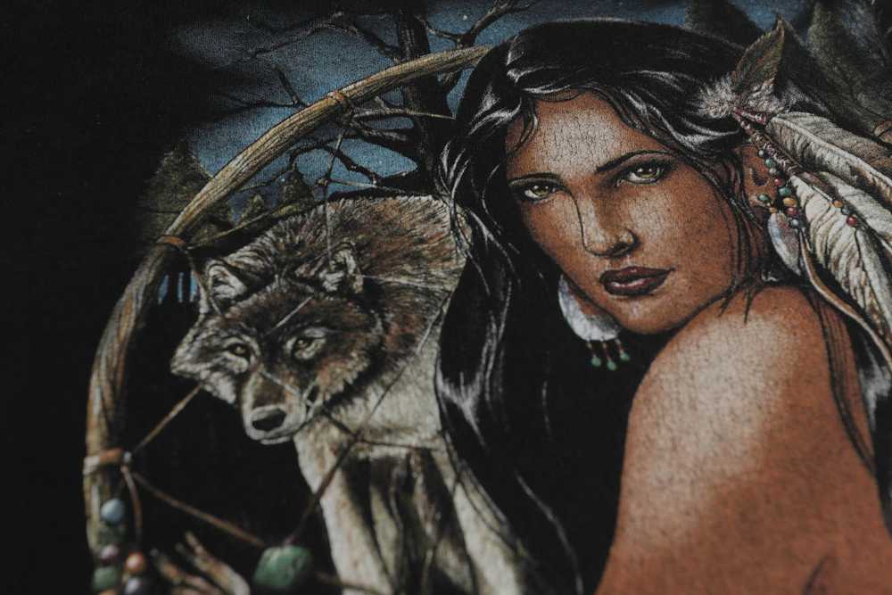 Vintage Tennessee River Wolf Native American Drea… - image 4