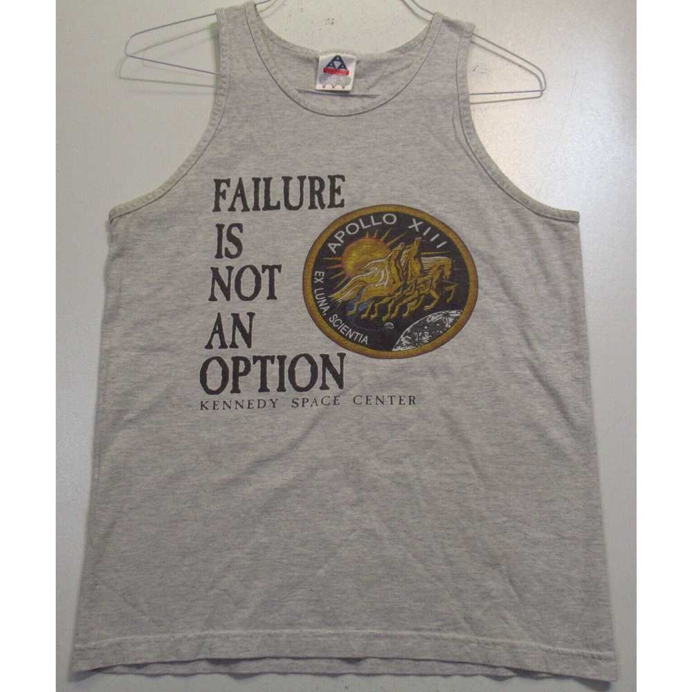 Aaa VINTAGE Apollo XIII Tank Top Shirt Kennedy Sp… - image 2