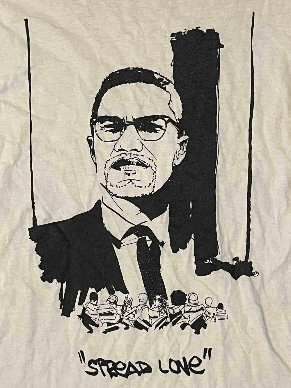 Malcolm X × Rap Tees × Vintage Malcolm X "Spread … - image 4