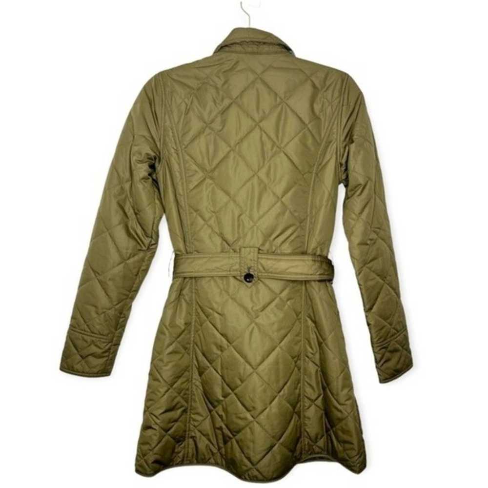 Barbour BARBOUR Fairsfield Quilted Trench Coat Be… - image 5