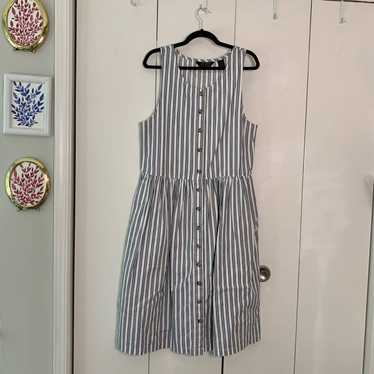 Vintage Vintage Eddie Bauer Striped Dress Size M - image 1