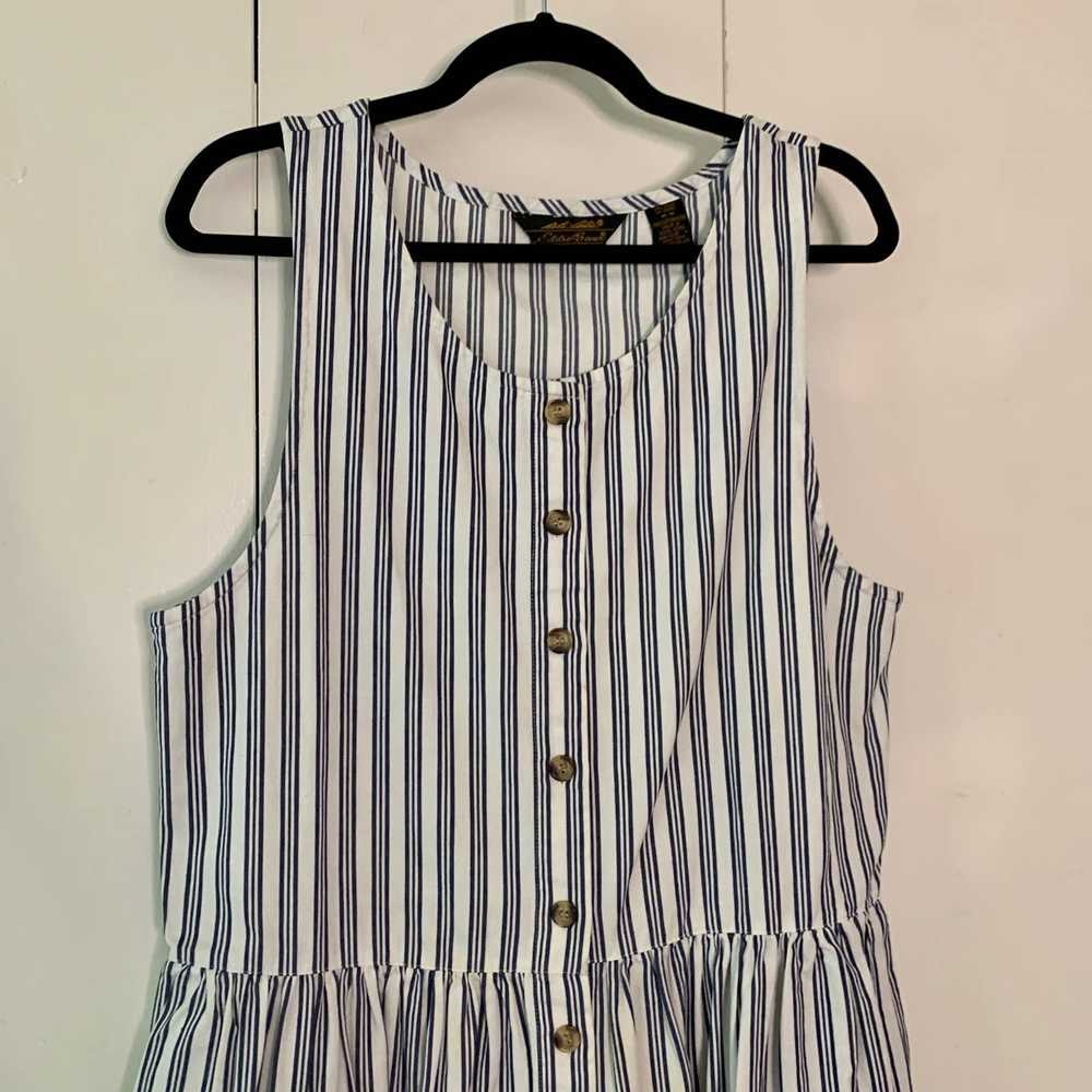 Vintage Vintage Eddie Bauer Striped Dress Size M - image 2