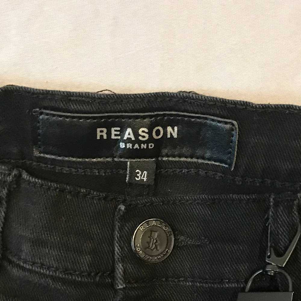 Reason Reason NYC Brand Black Streetwear Jeans Me… - image 6