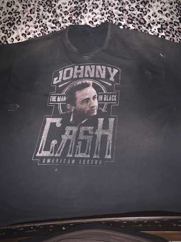 Vintage Vintage Johnny Cash Short Sleeve Oversized
