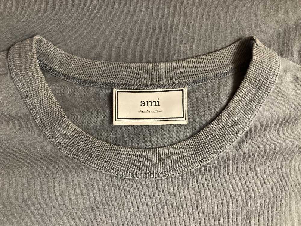 AMI × Designer × Streetwear AMI PARIS Overdyed GR… - image 3