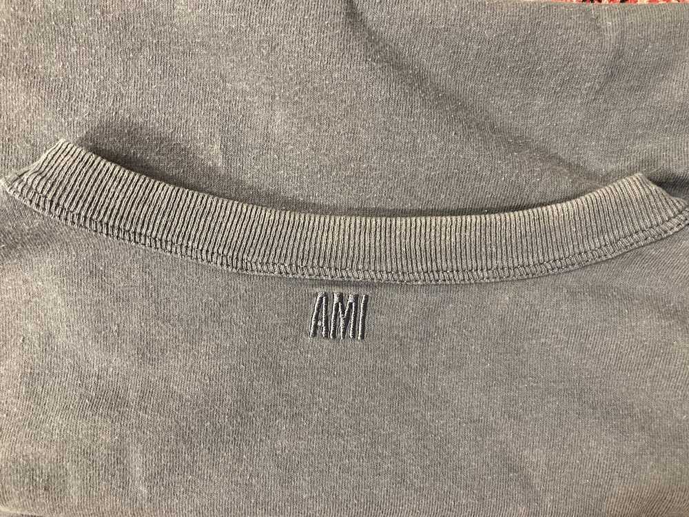 AMI × Designer × Streetwear AMI PARIS Overdyed GR… - image 5