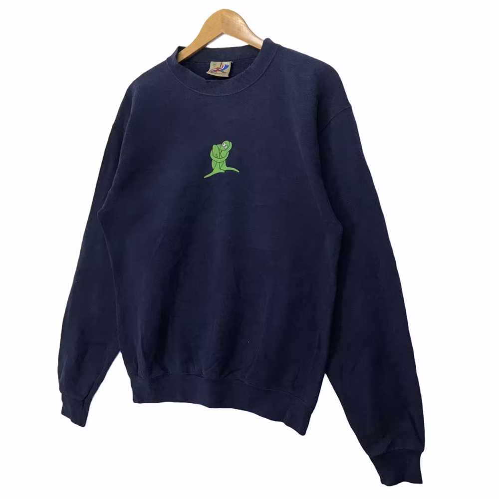 Vintage XING Clothing Sweatshirt Hip Hop Alien Wo… - image 4