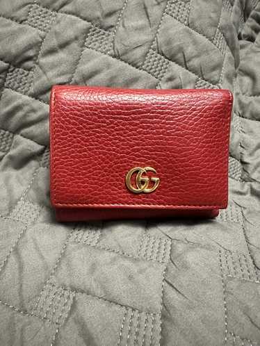Gucci Gucci Red Marmont compact wallet