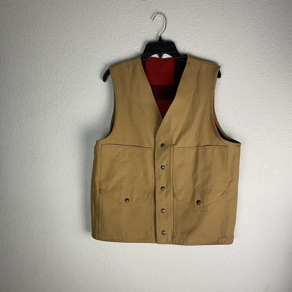 Filson Filson Garment Vest Reversible Size Small - Gem