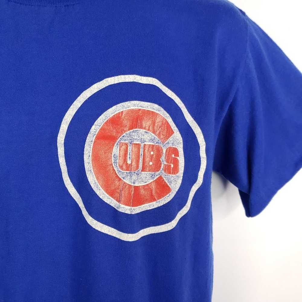 MLB Chicago Cubs T Shirt Vintage 80s MLB Baseball… - image 2