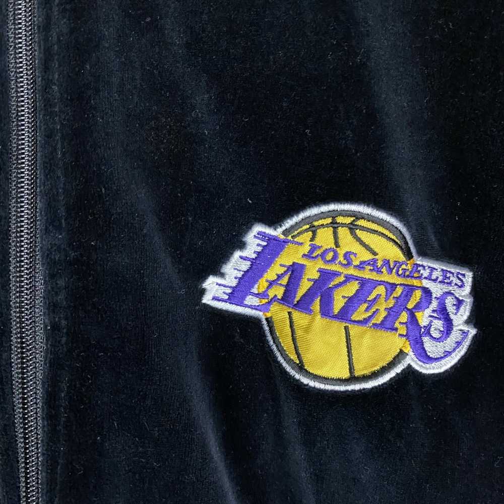 NBA Unique Vintage Los Angeles Lakers Jacket Mens… - image 4