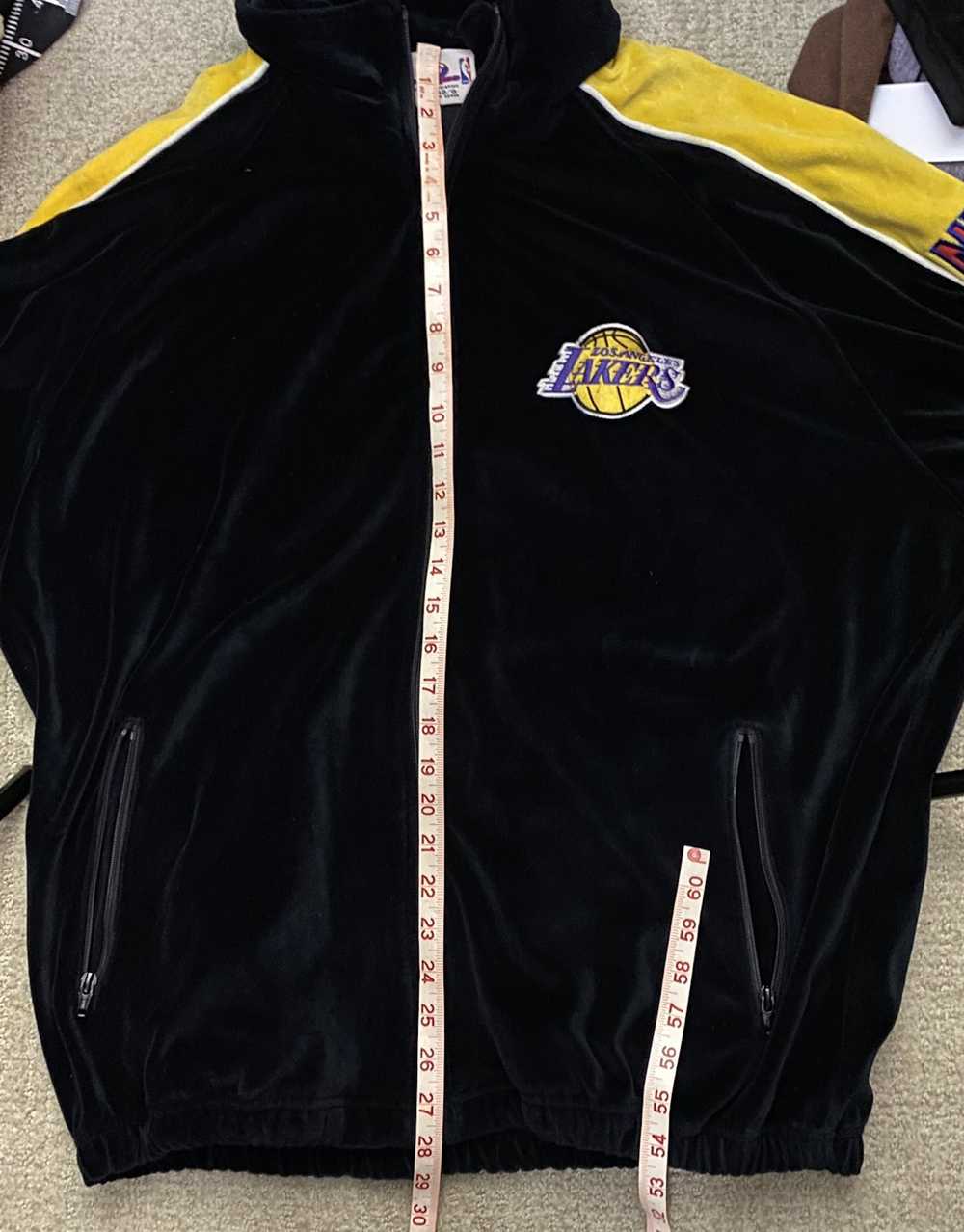 NBA Unique Vintage Los Angeles Lakers Jacket Mens… - image 9