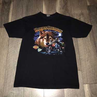 Vintage 1989 Single Stitch Harley Davidson T-Shirt Anchorage