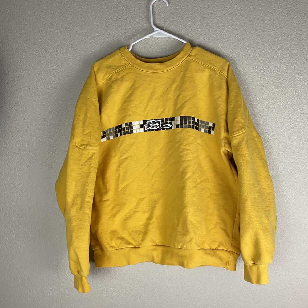 No Fear No Fear Sweatshirt Mens Yellow Vintage Si… - image 1