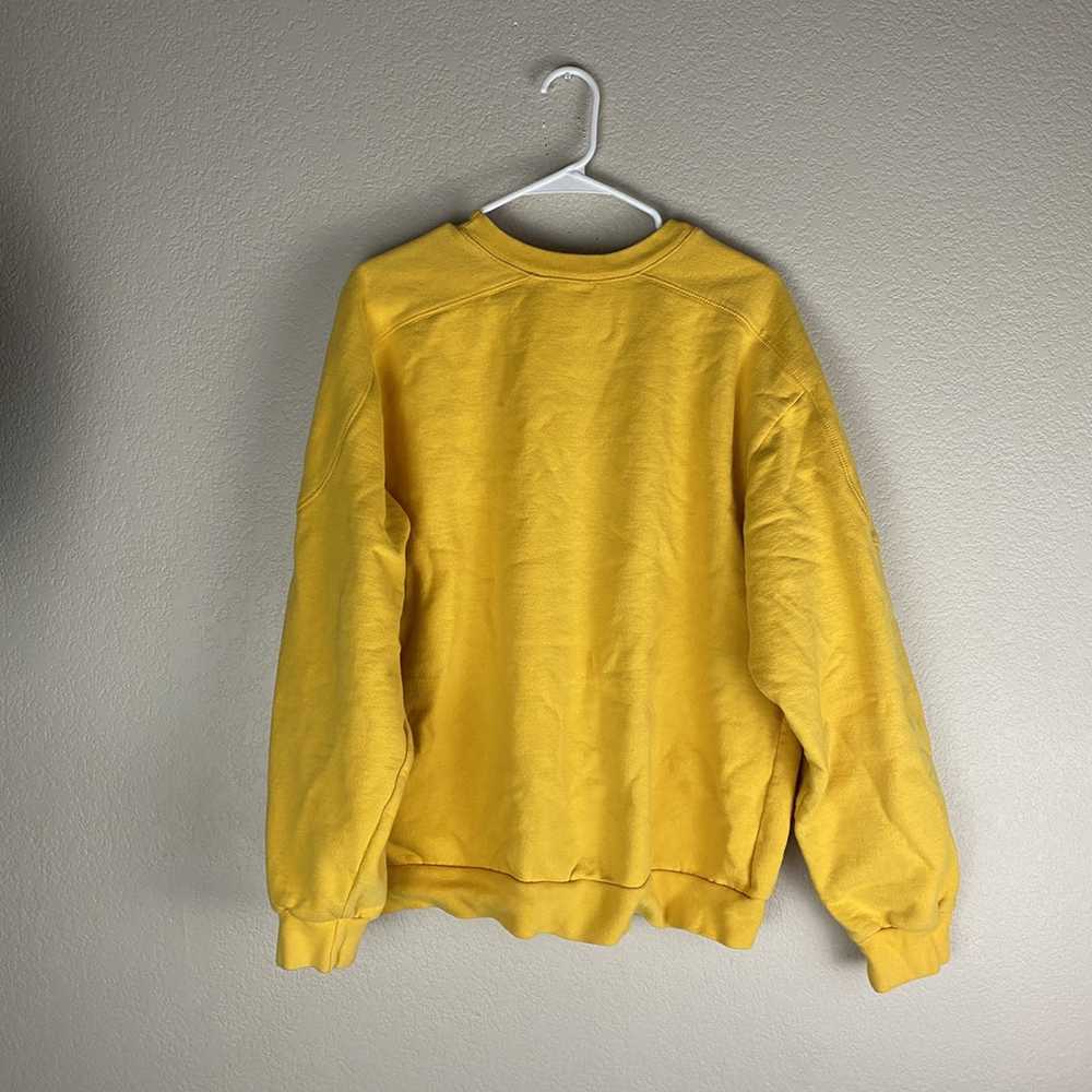 No Fear No Fear Sweatshirt Mens Yellow Vintage Si… - image 3