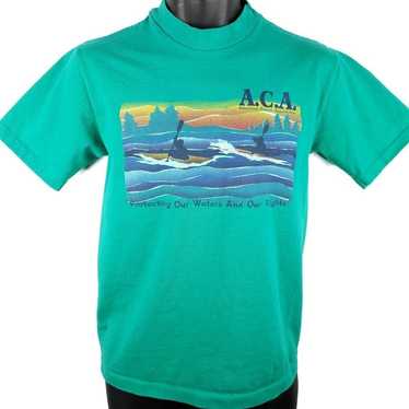 Vintage American Canoe Association T Shirt Vintage