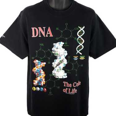 Vintage DNA Code Of Life T Shirt Vintage 90s Smit… - image 1