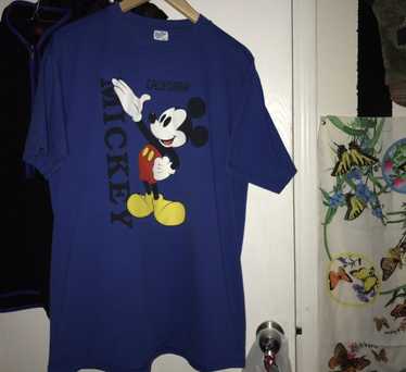Disney, Shirts, Vintage Mickey Mouse Co Lv Myles Inc Tee Huge Graphic  With The Sleeve Hit