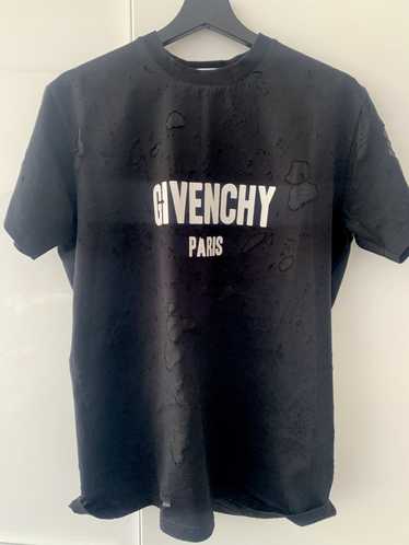 Shops Givenchy Distressed Effect Tee