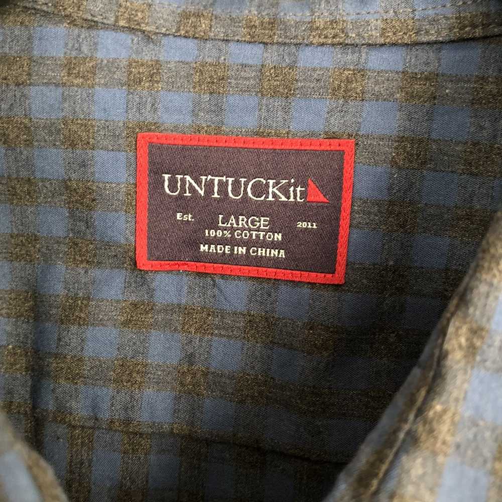 UNTUCKit UNTUCKit Button Down Long Sleeve Checks … - image 5