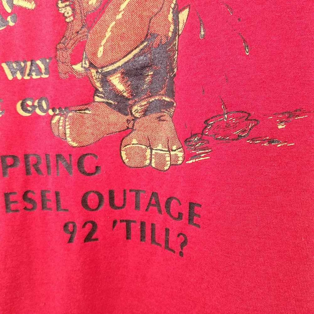 Vintage Diesel Outage T Shirt Vintage 90s Spring … - image 2
