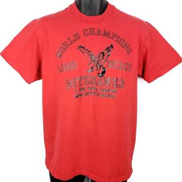Vintage Long Beach Nitehawks T Shirt Vintage 80s … - image 1