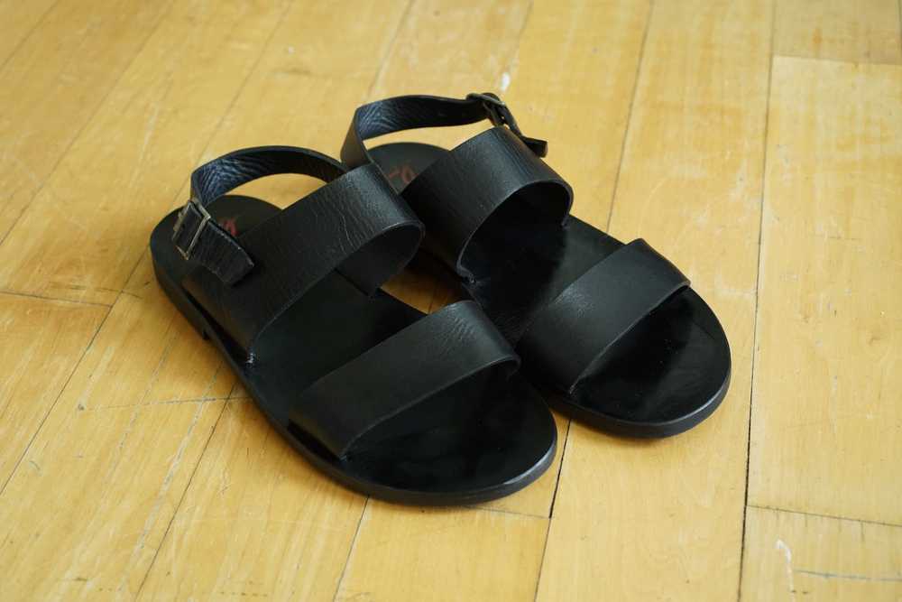 Agnes B. Agnes B. black leather sandals - image 2