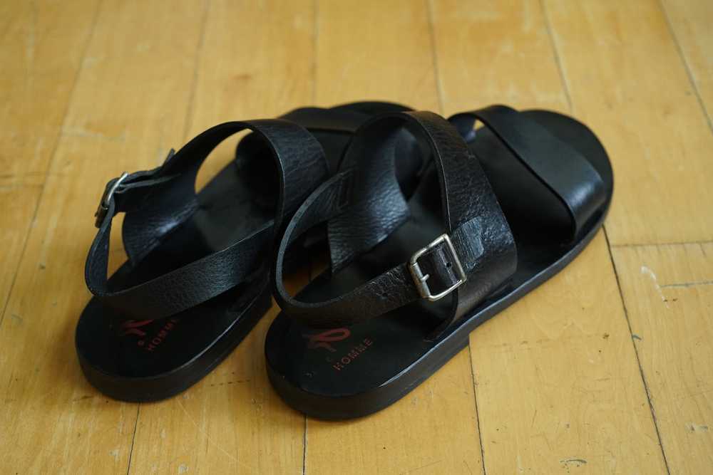 Agnes B. Agnes B. black leather sandals - image 4