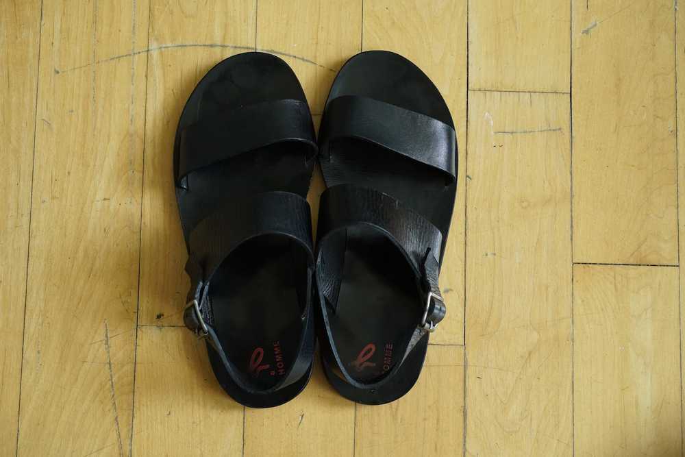 Agnes B. Agnes B. black leather sandals - image 5