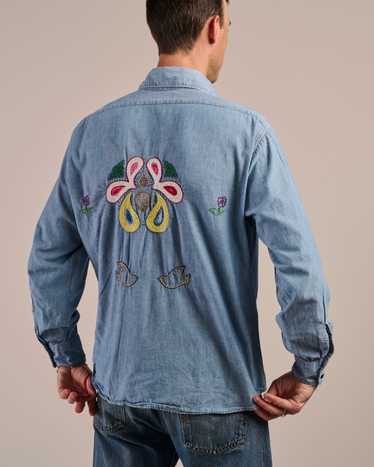 70's Levi's Embroidered Shirt