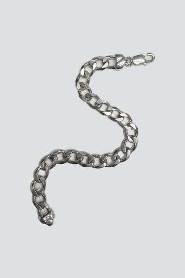 Vintage 8mm Curb Chain - Sterling Silver