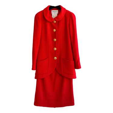 tweed chanel coat 36