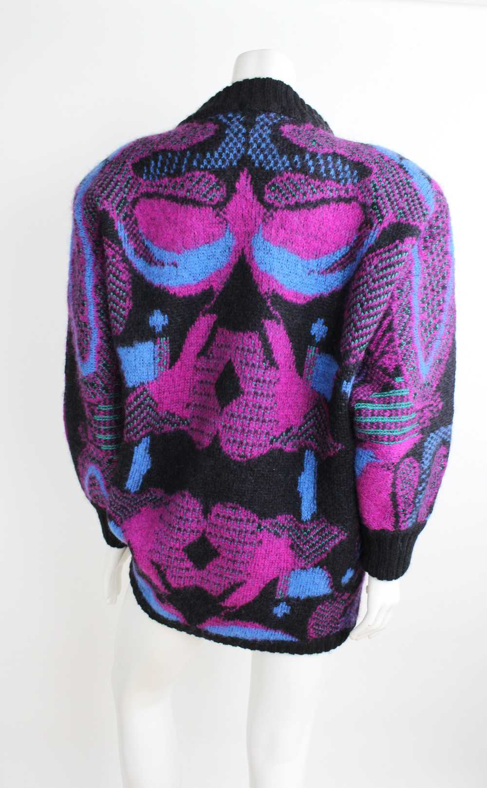1990s Lancôme Mohair Cardigan Sweater - image 6