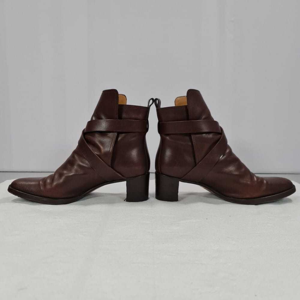 Hermès Leather biker boots - image 8