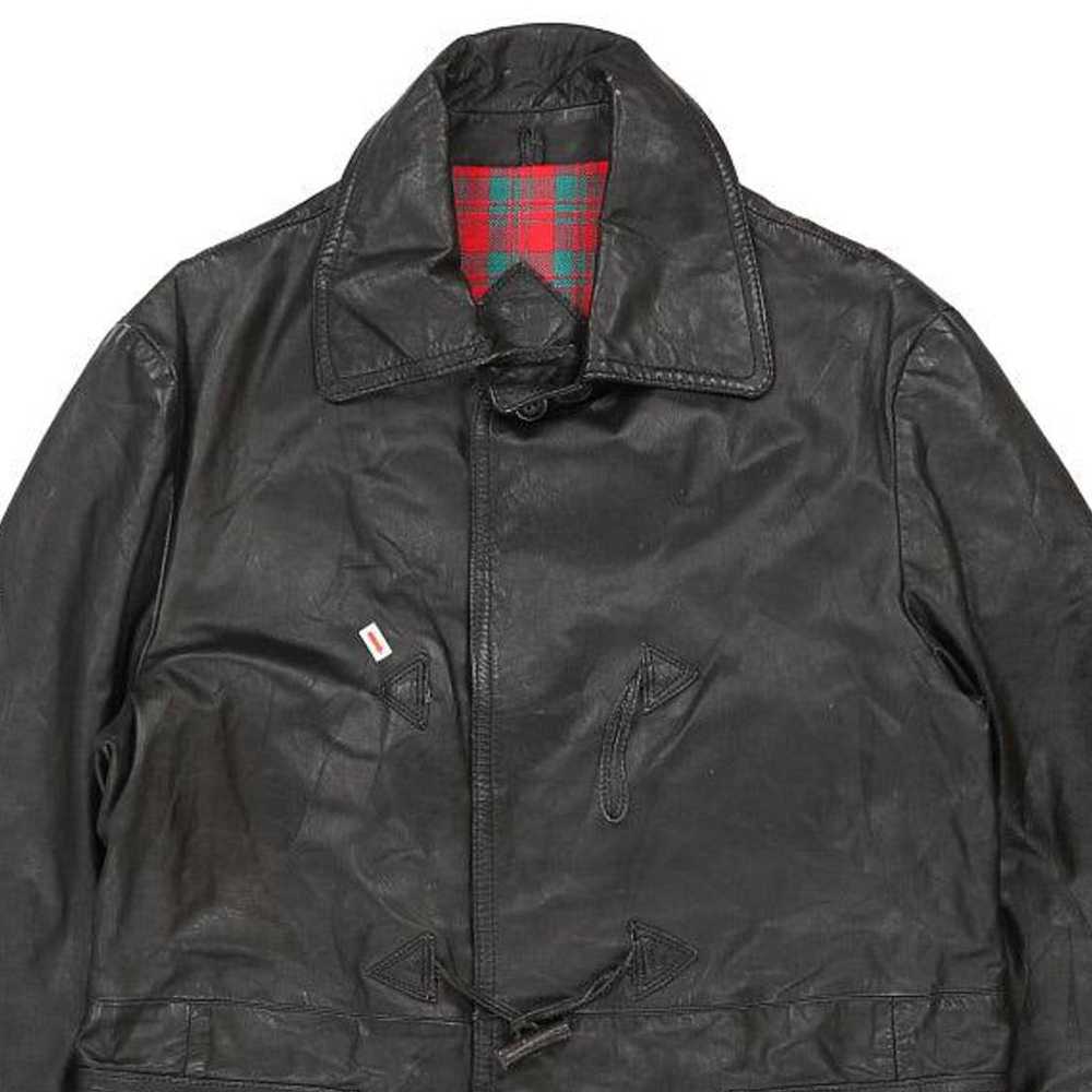 Mcgregor Duffle Coat - XL Black Leather - image 3