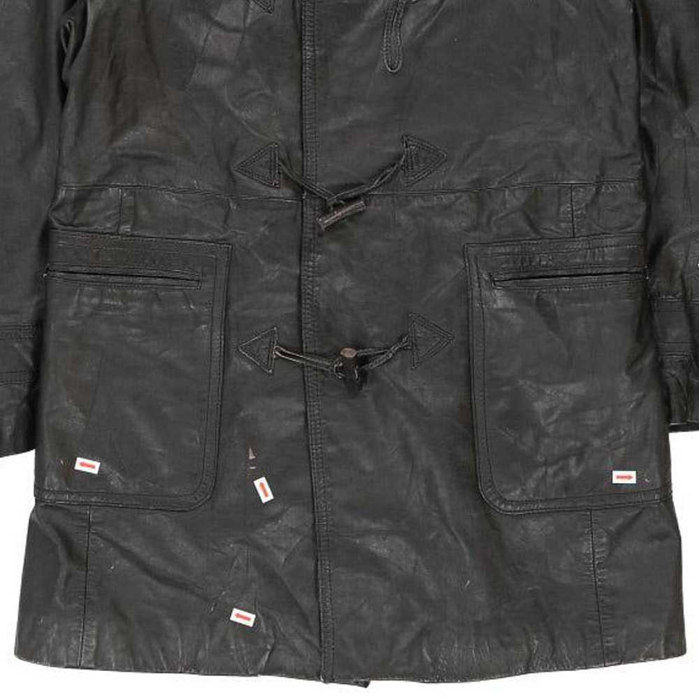 Mcgregor Duffle Coat - XL Black Leather - image 4