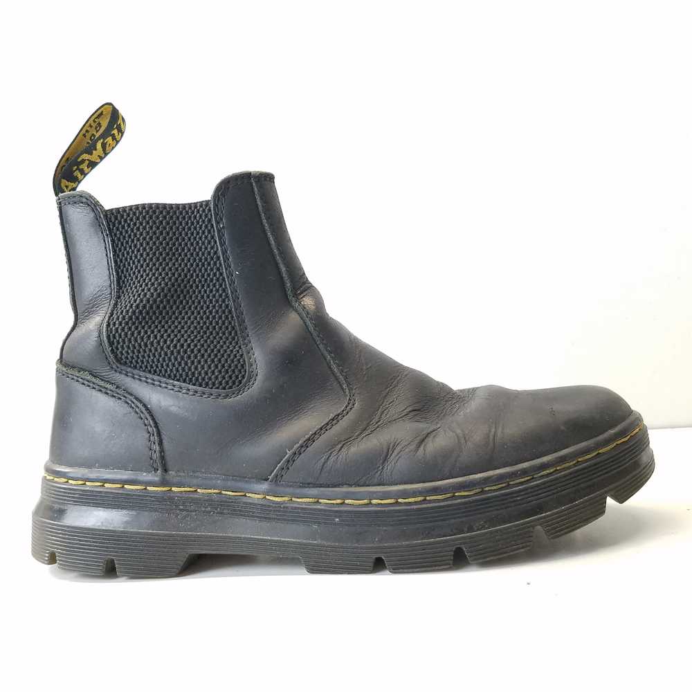 Dr. Martens Embury Black Leather Chelsea Boots Si… - image 1