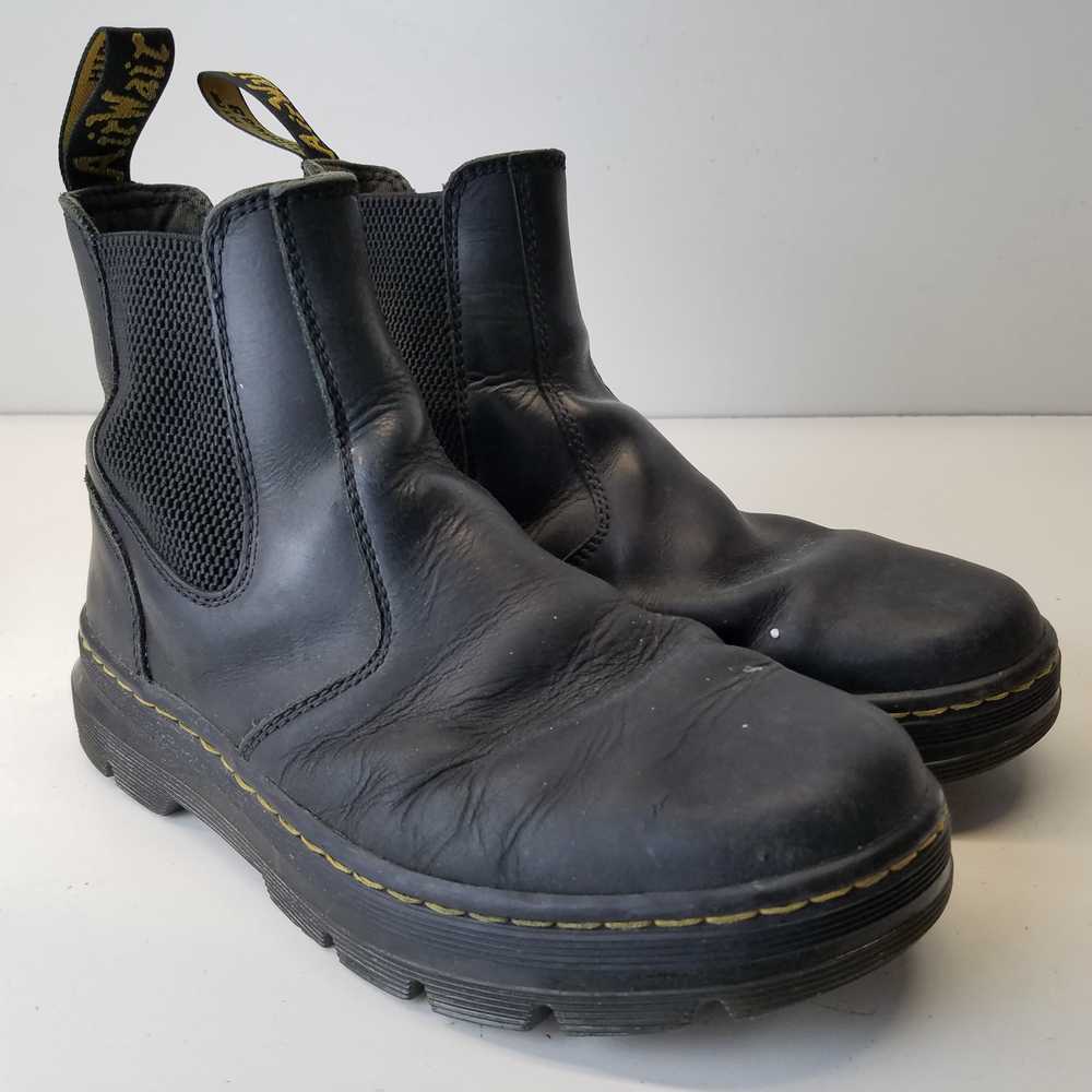 Dr. Martens Embury Black Leather Chelsea Boots Si… - image 3