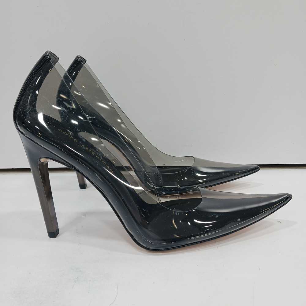 Women's Black Good American Heels Size 8 - image 3
