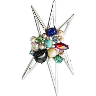 FABULOUS Space-Age EMMONS Signed pin/brooch - Ama… - image 1