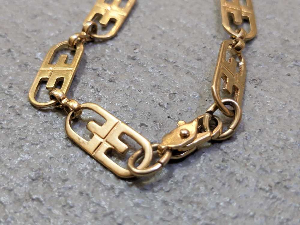 Jewelry × Streetwear Gold Bracelet Gold Tone 7.25… - image 10