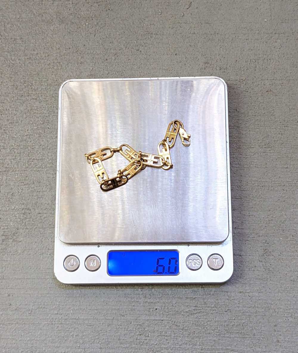 Jewelry × Streetwear Gold Bracelet Gold Tone 7.25… - image 11