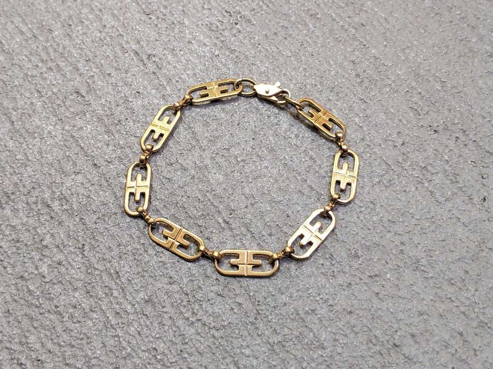 Jewelry × Streetwear Gold Bracelet Gold Tone 7.25… - image 1