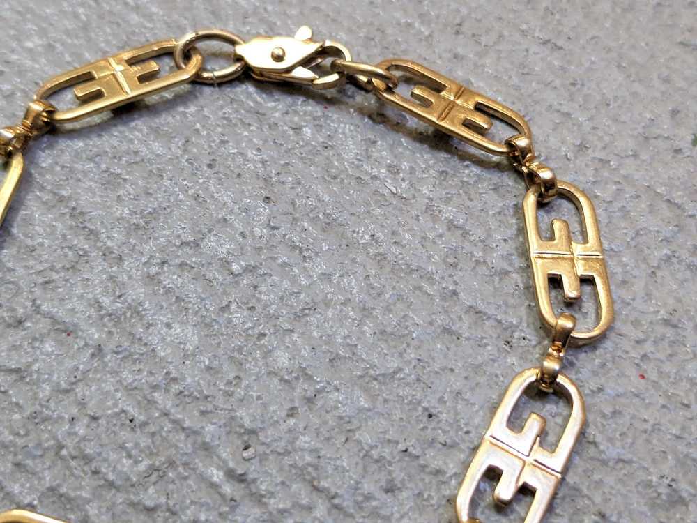 Jewelry × Streetwear Gold Bracelet Gold Tone 7.25… - image 3