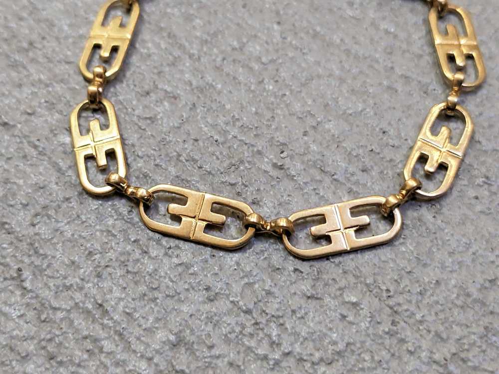 Jewelry × Streetwear Gold Bracelet Gold Tone 7.25… - image 4