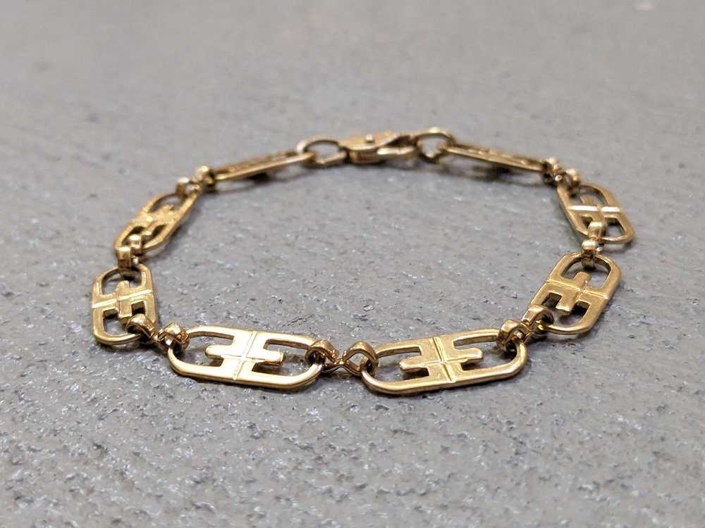 Jewelry × Streetwear Gold Bracelet Gold Tone 7.25… - image 5