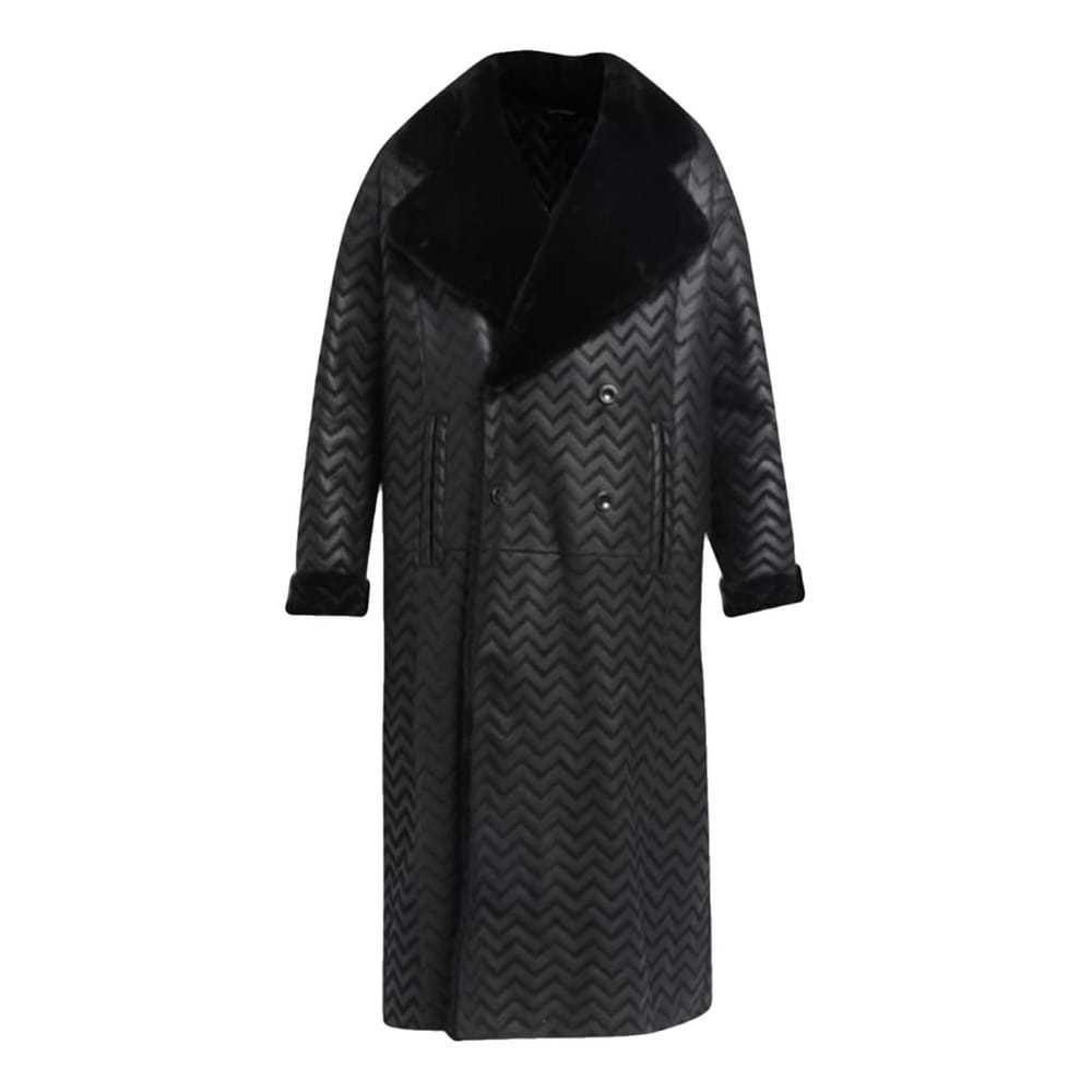 Emporio Armani Leather coat - image 1