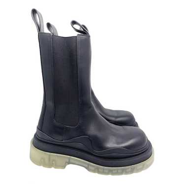 Bottega Veneta Tire leather biker boots - image 1