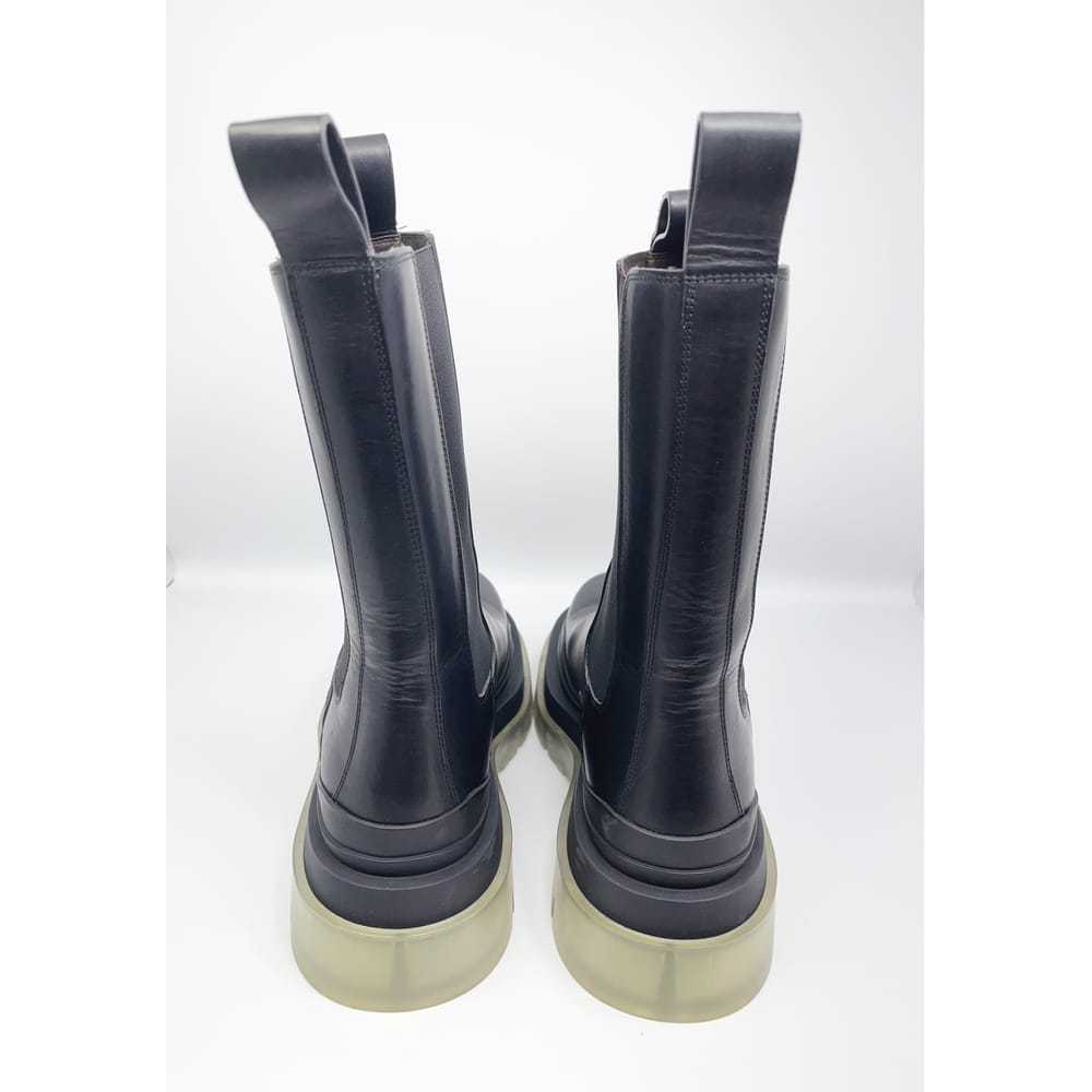 Bottega Veneta Tire leather biker boots - image 4