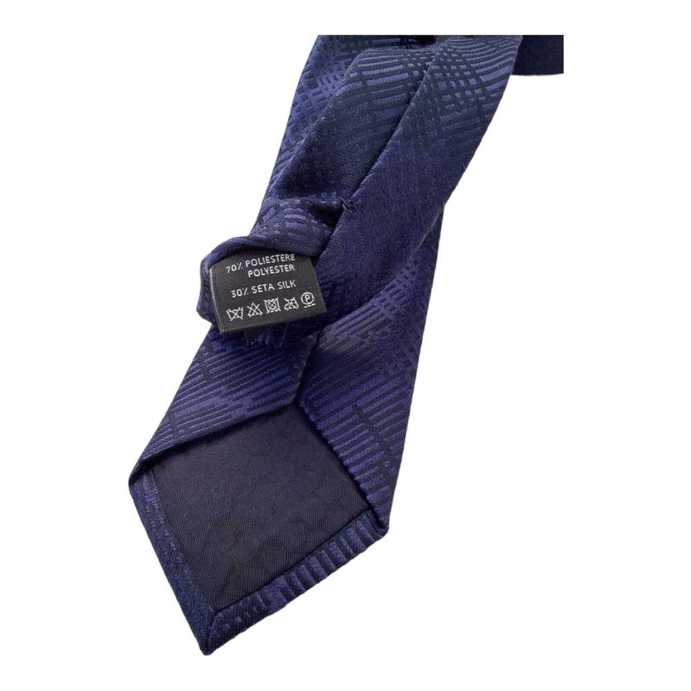 Z Zegna Z ZEGNA Blue Plaids & Checks Tie Italy 59… - image 4